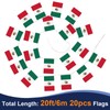 Mexico String Flag Pennant Banner, 5.5 x 8.3 Inch Mini