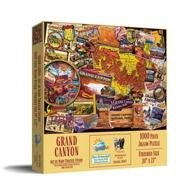 SUNSOUT INC - Grand Canyon - 1000 pc Jigsaw Puzzle by Artist: Kate Ward Thacker - Finished Size 20" x 27" - MPN# 70073