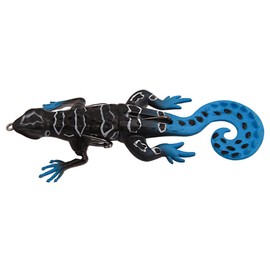 East Rain 5.31in Gecko Newt Salamander Lizard Weedless Hooks Baits 0.74oz.Hollow Body Rubber Floating Jigs Topwater Lures Freshwater River Lake Ocean Snakehead Fish Perch