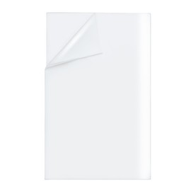 Enjoy Life Flat Sheet 300 Thread Count 100% Cotton, Luxury Quality Cool & Crisp Percale Sheets Super Soft Top Sheet King Size, White (King)