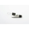 Weis Wine Pourer with Stopper, Stainless Steel Silver/Black, 4 x