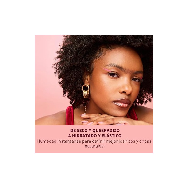 Shampoo para cabello rizado de karité Humedad Hibiscus de coco,