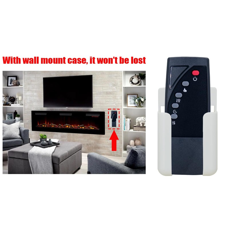 Replacement Remote Control for Ameriwood Ameriwood-Home Altraflame Electric Fireplace Heater