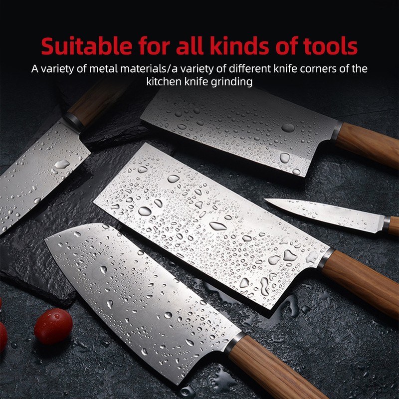 Electric Knife Sharpener for Kitchen Knives with 120/320/600/1000 Grit Sharpening