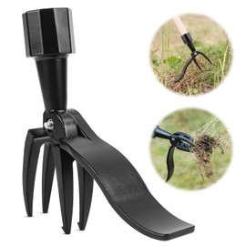 Jognee Hand Weeder Root Weeder Manual Weeder Stainless Steel Weeder Garden Hand Weeder Stand Weeder Root Remover Removable Tool for Weed Removal