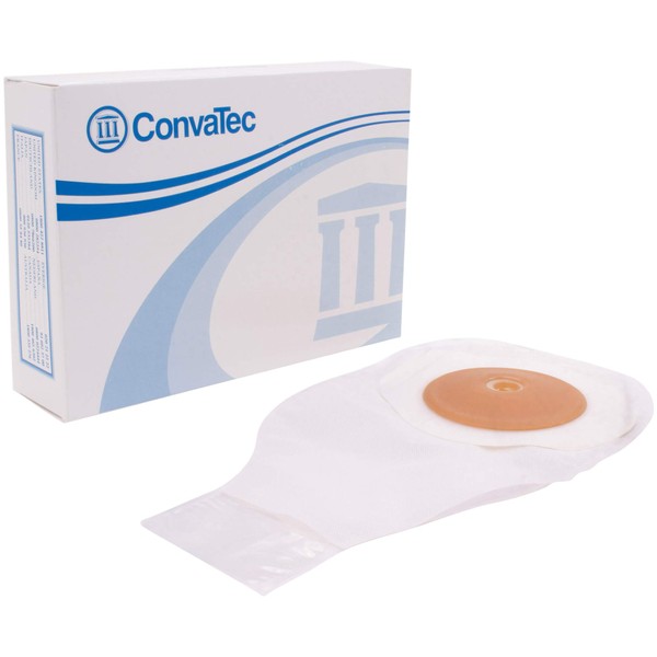 Convatec 175777 Active Life One-Piece Convex Drainable Pouch - 3/4" Stoma - Box of 5