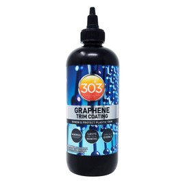 303 Products Graphene Trim Coating – Hydrophobic Graphene Coating – UV Protectant Coating – 6 Months of Protection – Darkens and Renews Plastic Trim – Non-Greasy – 8 Oz (30249)
