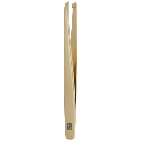 ZWILLING Tweezers, Slanted Tip for Precise Hair Plucking, Quality, Premium, Gold Edition