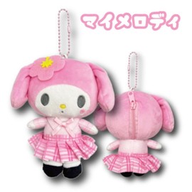 Hatayama Shoji Sanrio Gal Series 63202849 Mascot Pouch Gal 2 My Melody Approx. H 5.9 x W 3.9 inches (15 x 10 cm)