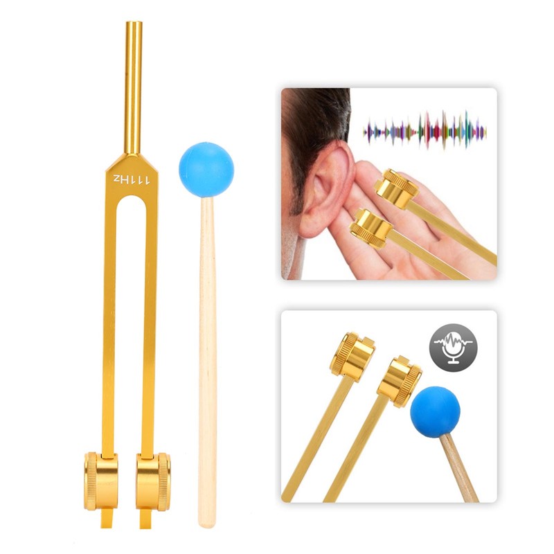 Aluminum Alloy 111HZ Frequency Tuning Fork Yoga Meditation Tuning Energy
