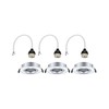 Paulmann 92110 Recessed Light Set of 3 Swivelling Round 90