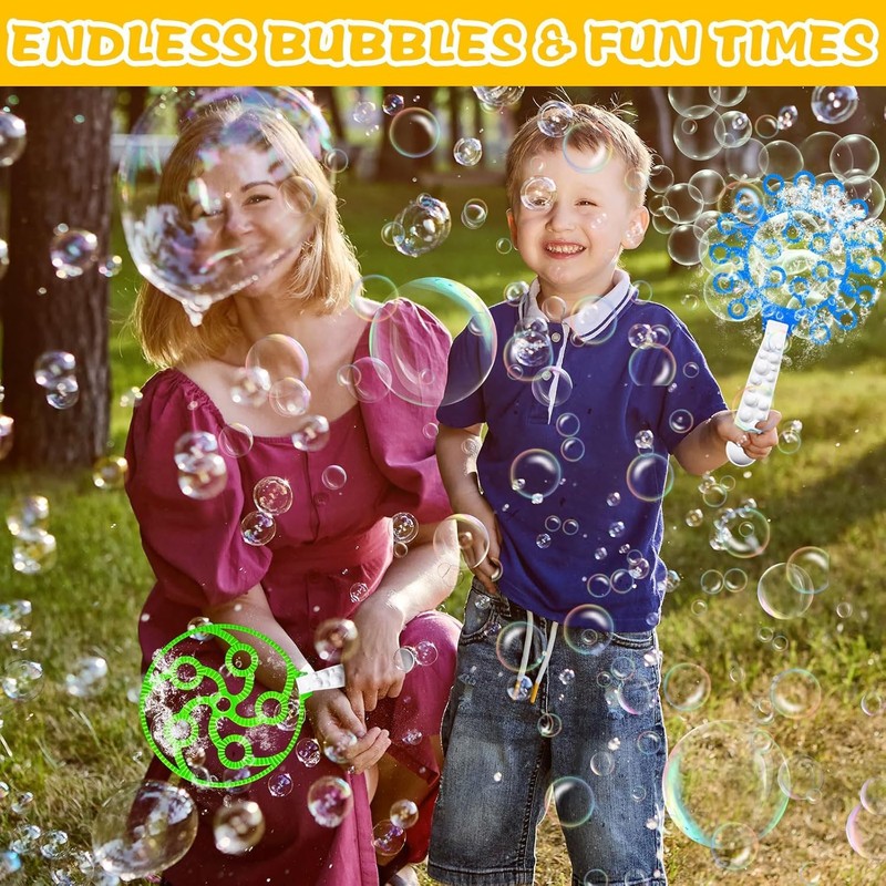 MIOEUZS 36PCS Kit Bolle di Sapone Giganti per Bambini con