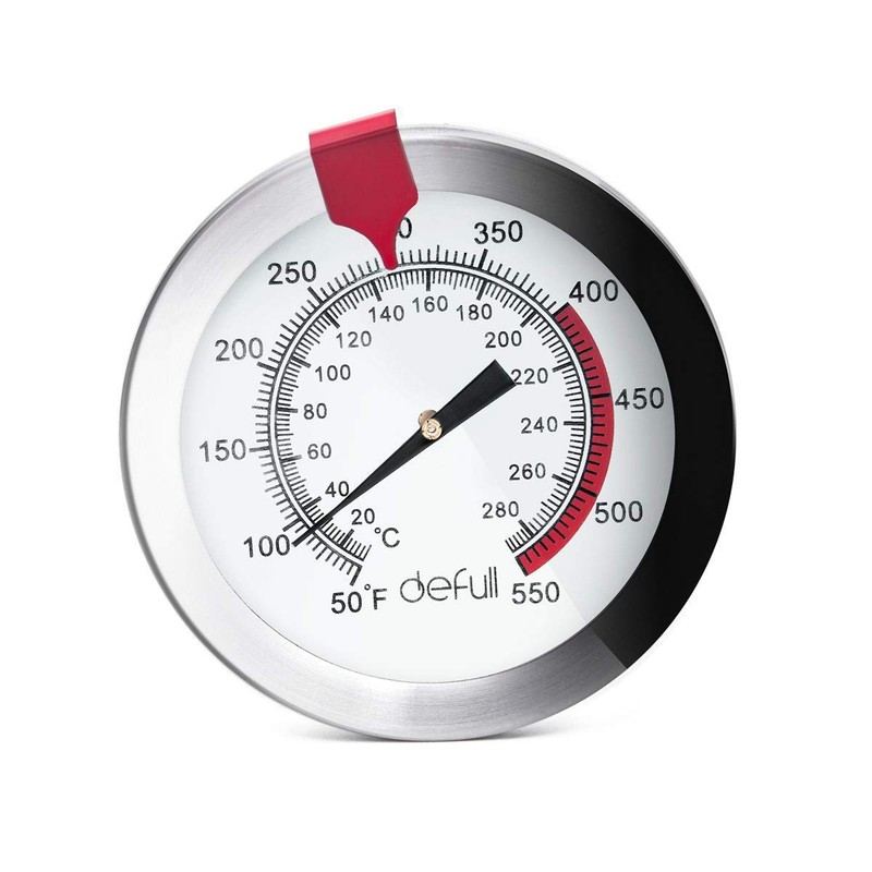 defull 12" Deep Fry Thermometer with Clip Instant Read Dial