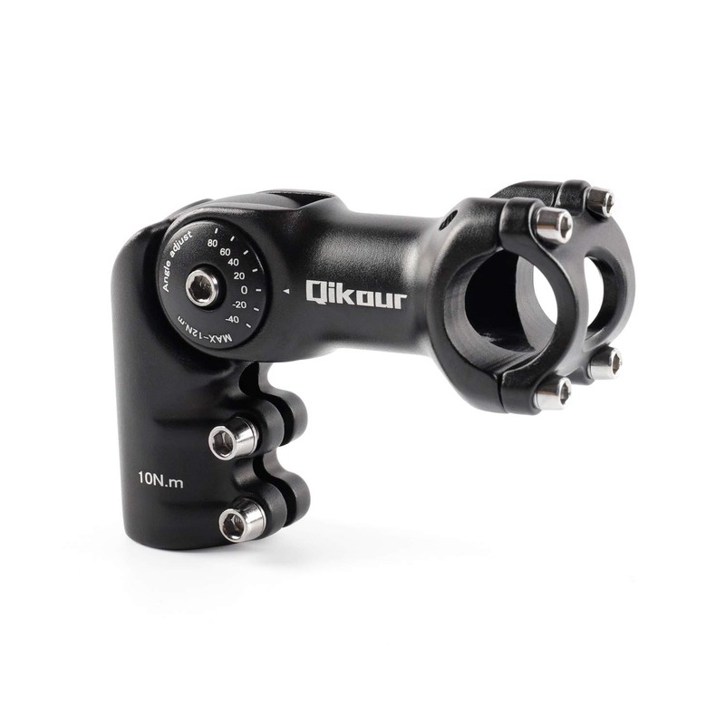 Bike Stem Adjustable Bicycle Stem 95mm Handlebar Riser Extender for