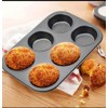 Royal Cuisine Nonstick Muffin Pan for Baking - Large 6-Cup