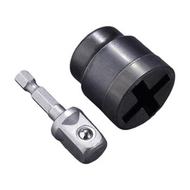 Heavy Duty Scissor Jack Socket for Car Jack and Electric Wrench Adapter Universal Fit for Trailer, RV, Truck, Auto Repair and Quick Labor Saving Car Lift Tool with Durable Steel Construction