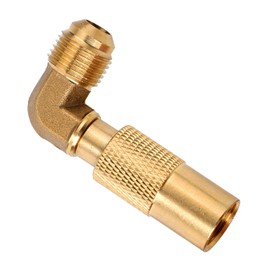 Gosknor Propane Elbow Adapter for Blackstone, Brass 3/8" Male Flare RV Propane Elbow Adapter Conversion Fitting Low Pressure Compatible with Blackstone 17in and 22in Tabletop Camping Griddles