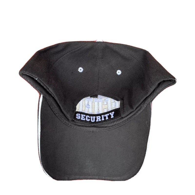 R Headwear Security Hat Officer Guard Baseball Cap Adjustable Black