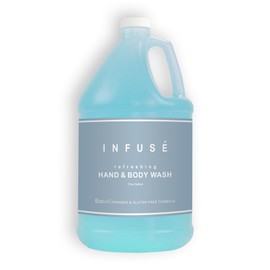 1-Shoppe All-in-Kit Hand/Body Wash | Infuse White Tea & Coconut Hotel | 1 Gallon | For Hospitality & Vacation Rentals to Refill Dispensers | (Single Gallon)