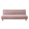 Armless Sofa Bed Slipcover Couch Cover Without Armrests Stretch Folding