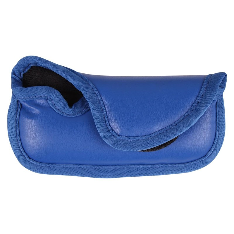 Sahara PU Leather Blade Putter Head Cover, Blue (Fits Most