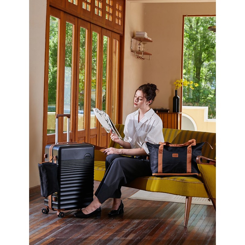CONCEPTEN Luggage Sets 5 Piece, Suitcases with Wheels, Hardshell Suitcase