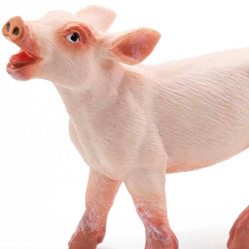Safari Ltd. Playful Piglet Figurine - Lifelike 2" Model Figure