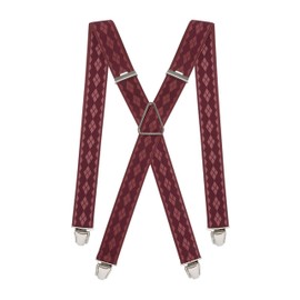 Pierrot Men's Wide and Vintage Premium Braces - Made in Germany / France - Reinforced Elastic Band with Extra Strong Metal Clips - Adjustable Length up to 130 cm - Lifetime Guarantee, cashmere
