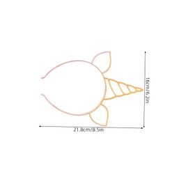 OATIPHO 12pcs Colorful Glitter Unicorn Hair Hoops for Women Lightweight Plastic Headbands with Horn and Ears Festive Party Favors for Birthdays Cosplay Holiday Gatherings Group Events