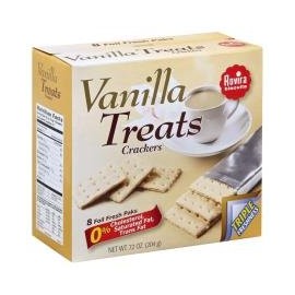 Rovira Export Sodas - Vanilla Treats Crackers (8 foil fresh packs/box) - 9.6 oz Box (Count of 2)