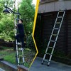 TREATLIFE HOME 9.5-Foot Telescopic Ladder for Safe Home Projects, Lightweight