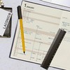 Laconic LMLS08-240SV 2026 Notebook, A5 Monthly Hardcover, Silver, (Begins September