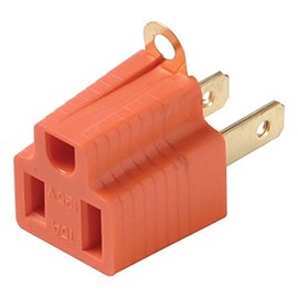 FireplaceBlowersOnline 3-Prong to 2-Prong Electrical Outlet Adapter