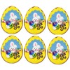 Easter Basket Cookies- 6 Decorated Crunchy Shortbread Cookies Individually Wrapped