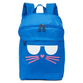 Karl Lagerfeld Paris Women's Lightweight Cat Backpack, Blue, One Size