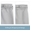 TYRON 2 Pack Screwed Sash Curtain Rod Adjustable 18-30 Inch,
