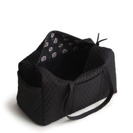 Vera Bradley Women's Cotton Large Original Duffel, Moonless Night, One Size