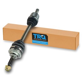 TRQ Front Left CV Axle Shaft Assembly Drivers Side Compatible with 1997-2002 Ford Escort 1991-1999 Mercury Tracer