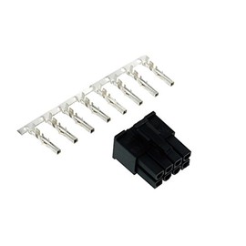 Phobya ATX Power Connector 8Pin Stecker inkl. 8 Pins - Black