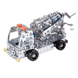 Eitech 00282 Metal Construction Kit - Truck Concrete Mixer, 340 Components, Truck Toy for Construction Site, Construction Vehicle Approx. 20.5 cm, Construction Toy for Children from 8 Years