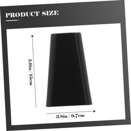 Kisangel Sturdy Cowbell Drum Kit Accessory Black Percussion Instrument for Drum for Musicians Beginners Professionals Easy to Clean Design