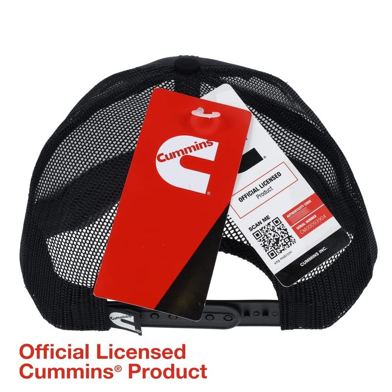 Cummins Mens Red/Adjustable Hat, Red, Medium US