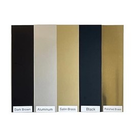 Don-Jo CPG Products - Metal Kick Plate, 6-inch Height, 3/64-inch Thick - Choose The Width for Your Door (Duro Coated/Dark Brown, 6'' X 32'')