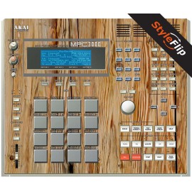 StyleFlip Skins Akai MPC 3000 |  Wood 4 | Protective Decal | StyleFlip Skins