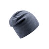 Sterntaler Beanie Hat in Melange Look with Subtle Stripes -