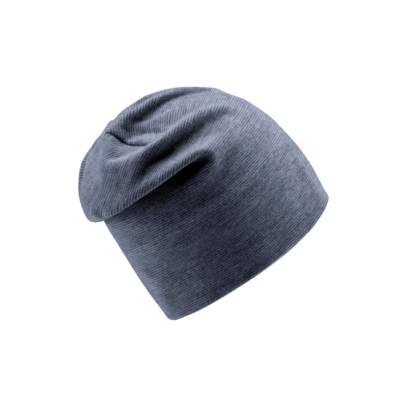 Sterntaler Beanie Hat in Melange Look with Subtle Stripes -
