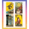 Smith Waite Tarot Deck Borderless Tarot Card with 67 Pages