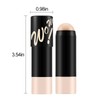 Apooliy Matte Foundation Stick,Lightweight Buildable Full Coverage, Longwear Face Foundation，Concealer