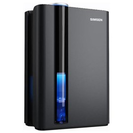 SIMSEN 95oz Dehumidifiers for Home, 800 sq ft Quiet Small Dehumidifier with Drain Hose, Dehumidifiers for Bedroom Bathroom Basements Closet RV (Black)