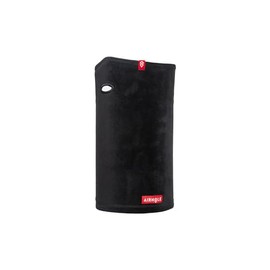 Airhole Unisex Airtube Ergo Milk Fleece Cold Weather Facemask (Black, Medium/Large)